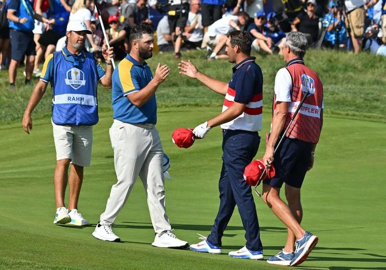 Los europeos ganan la Ryder Cup impulsados por un brillante Jon Rahm